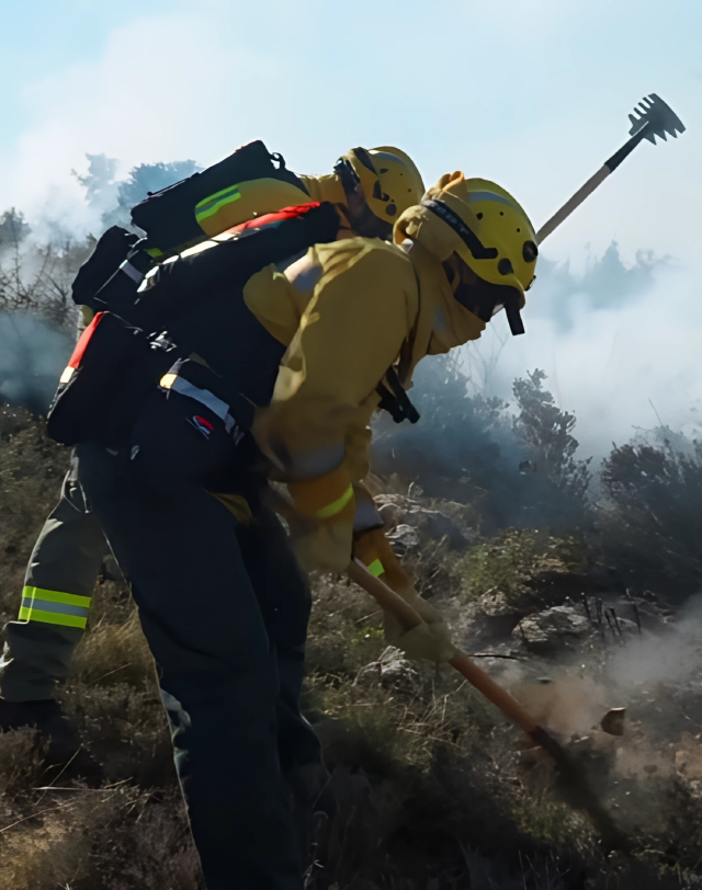bomberos incendios forestales