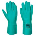 Guante Nitrosafe Chemical verde