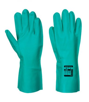 Guante Nitrosafe Chemical verde