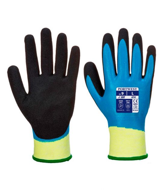 Guante totalmente recubierto en nitrilo AQUA CUT PRO corte nivel D