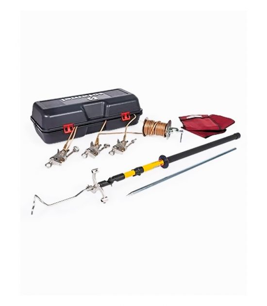 Equipo puesta tierra lineas áreas de media tensión - Pinzas automáticas