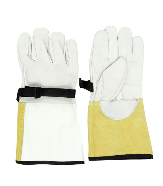 GUANTE VAQUETA PROTECTOR GUANTE DIELECTRICO CLASE 0 BLANCO 1