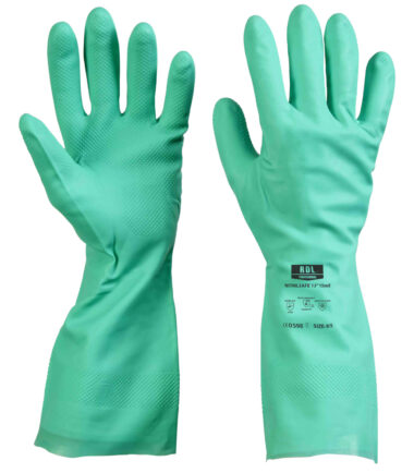 GUANTE NITRILSAFE VERDE 13" Talla M