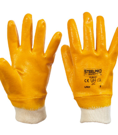 GUANTE NITRILSAFE SUPERVISOR PUÑO TEJIDO