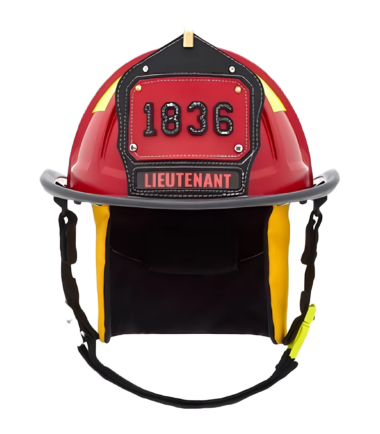 casco tradicional para bombero