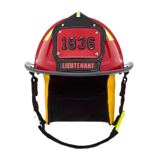 casco tradicional para bombero