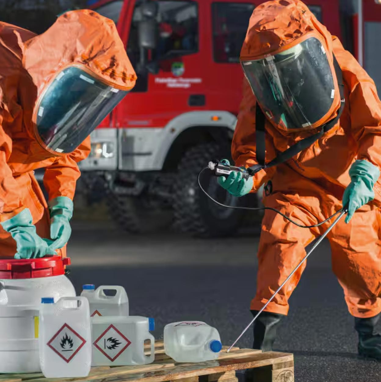 campana bomberil hazmat