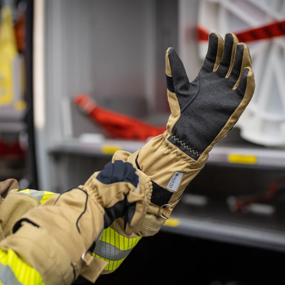 Guantes para bombero GLOROS F50 con manga - Imagen 3