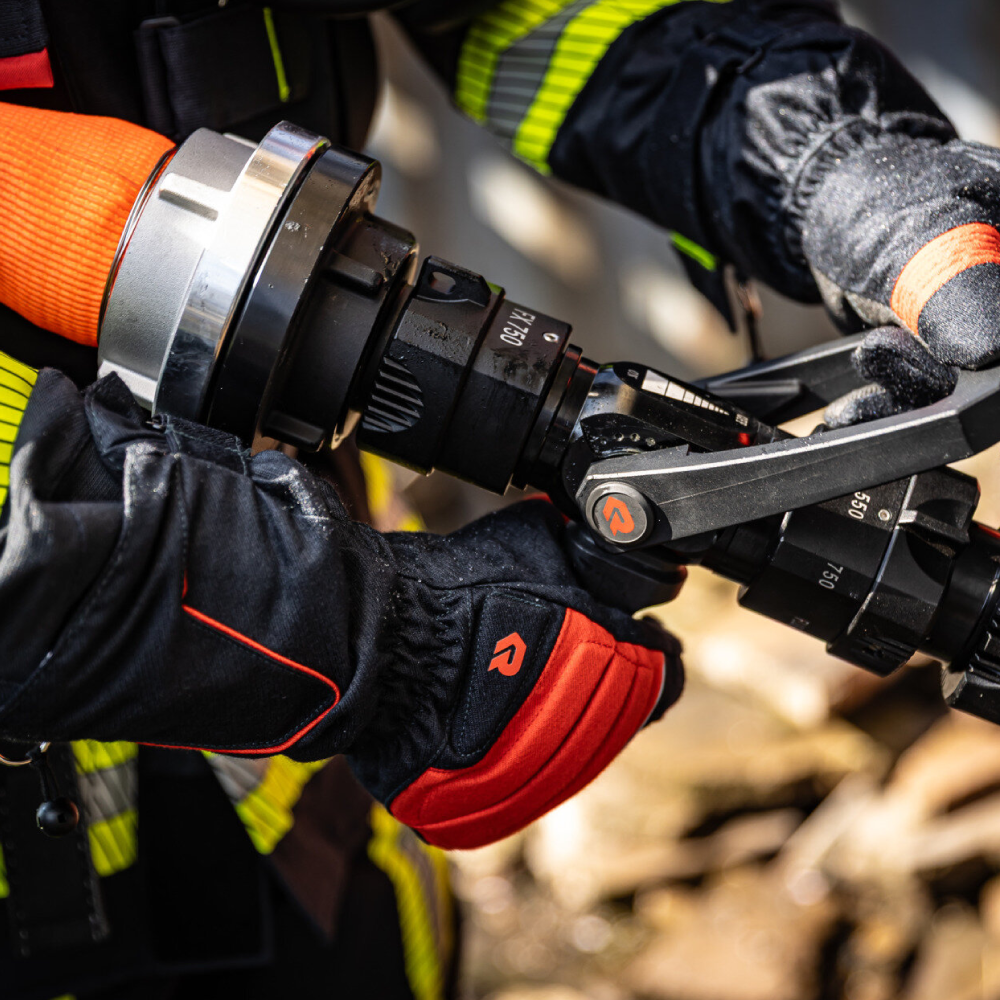 Guantes para bombero GLOROS F50 con puño cosido - Imagen 2