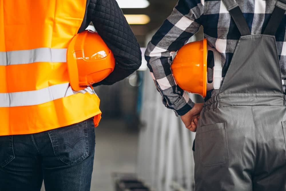 partes del casco de seguridad industrial