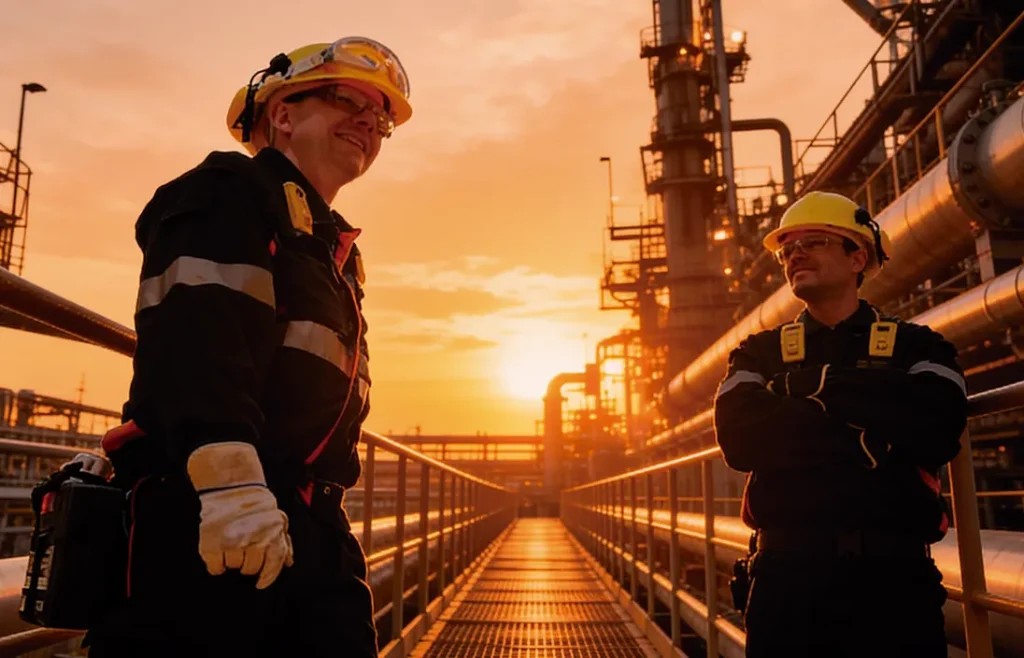EPP para trabajo en pozo petrolero: cómo elegirlo según el riesgo - equipos de protección para minería KPN